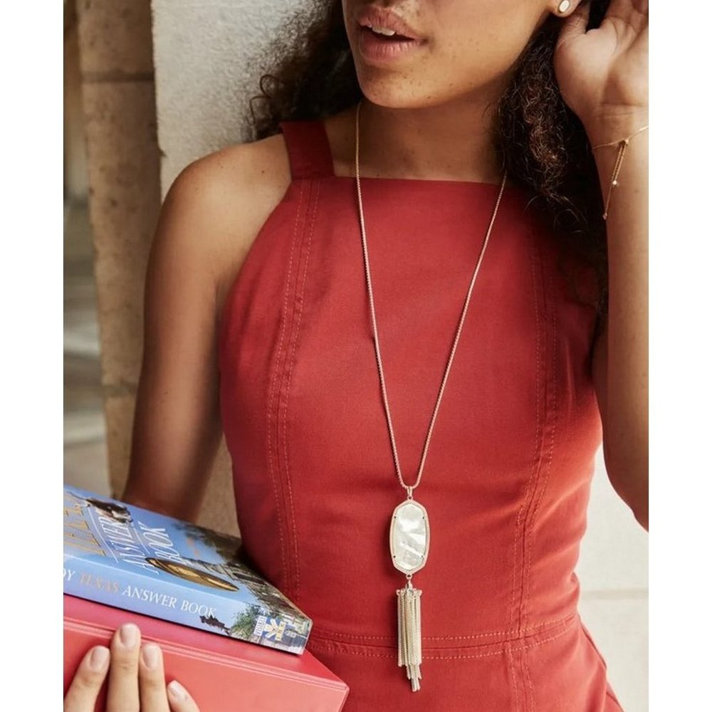 ✨ NEW Kendra Scott Rayne Mother of Pearl Pendant Necklace